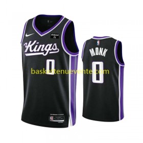 Maillot Basket Sacramento Kings MALIK MONK 0 Nike ICON EDITION 2023-2024 Noir Swingman - Homme